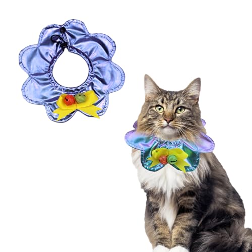 Bird Safe Cat Collar Bright Bird Saver Collar with Bell Bird Warning Cat Collar for Reduced Prey Capture Saves Birds Protects Cats
