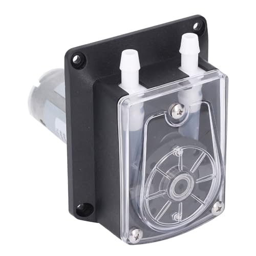 DC12V Head Peristaltic Pump, 1500ml / min Rate High Liquid Dosing Pump, Food Grade Silicone Tube, DC Gear Motor, for Washing Machines, Printers, Ink Delivery