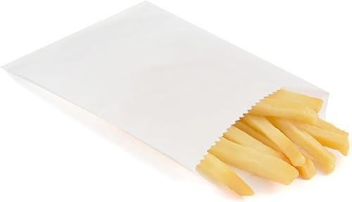 Miniatura 23 de Paquete de 100 bolsas de papel kraft natural de tamaño mini de 4 x 6 pulgadas para panadería, galletas, golosinas, aperitivos, palomitas de maíz