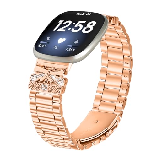 ���^���o���h Fitbit Versa 4&Sense 2�Ή� ���߉\ �G���K���g �J�W���A�� �����p�X�g���b�v Fitbit Versa 3&Sense �o���h ���f�B�[�X �����Y (���[�Y�S�[���h�A�����T�C�Y)