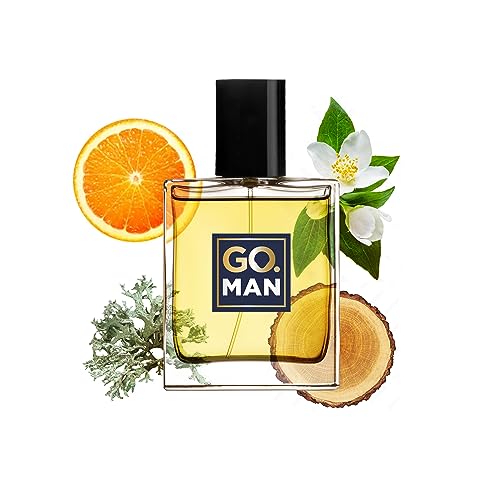 Kit 2 perfumes EDP amadeirados coringas Go Man - ideal para o dia a dia, trabalho, jantares, para ho