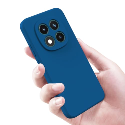 Image of Kapa Matte Protective Lens Flexible Back Cover for Redmi Note 15 Pro 5G | Slim Silicone with Soft Lining Shockproof Full Body Bumper Case (Blue)