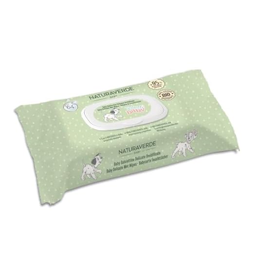 Disney Baby BIO ICEA Eco Organic Cosmetics Dumbo Baby återfuktade delikata våtservetter, 64-pack