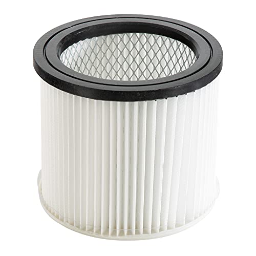 AREBOS Filtro HEPA para aspiradora, adecuado para aspiradoras industriales de 1800 W con EAN 4260627420117, lavable, con borde de goma elástico, uso universal.
