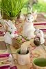 Boston International IHR 3-Ply Paper Napkins, 16-Count Guest Size, Bunny Flower Crown #3