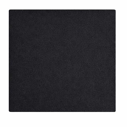 Image of MX Blank Dummy Cover Plate, 1 Module 45x45 mm Modular Socket Faceplate, Black Wall Cover, Pack of 2 for Electrical and AV Installations