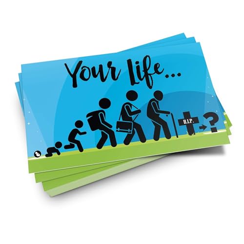 Your Life Gospel Tract traité d'évangélisation imprimé brochure chrétienne de foi - 2