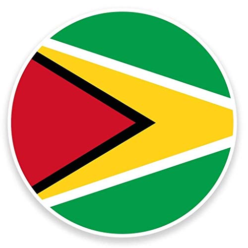 Guyana Flag Round Metal 0.75" Lapel Pin Hat Shirt Pin Tie Tack Pinback2
