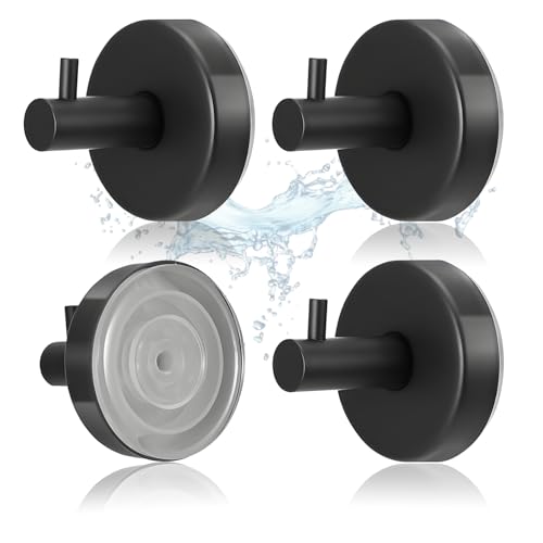 ClcIosis 4 ventosas con gancho con ventosa para toallas, ventosa para baño, cocina