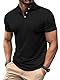 PINSPARK Herren 1/3er Pack Polohemd Slim Fit Kurzarm Männer Polohemd Bequemes Golf Polo Frühling Atmungsaktive Gym Jogging Golf Trainingsshirt Schwarz XL (1 Stück)