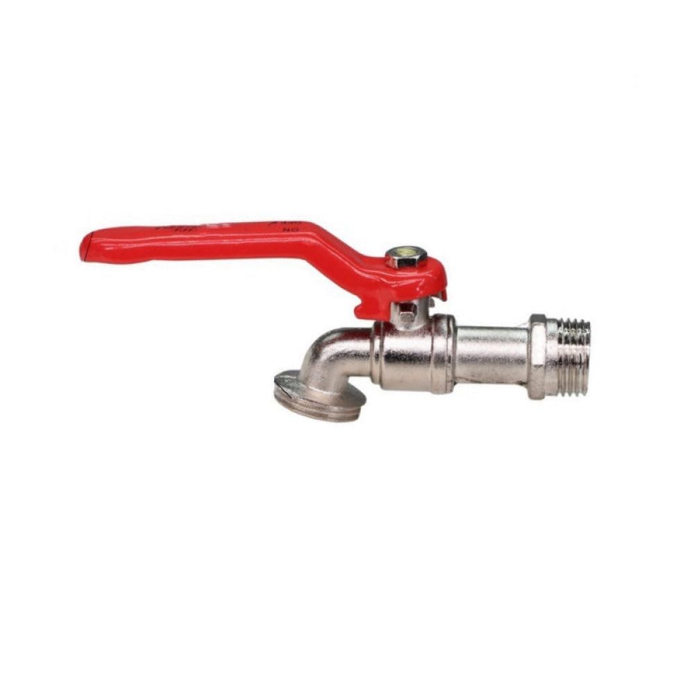 Conector de tubería de Agua de 1/2 '' Adaptador de Agua de 2 1 vías Manguera de jardín Grifo de riego Válvula de Repuesto Grifo de Ajuste, F