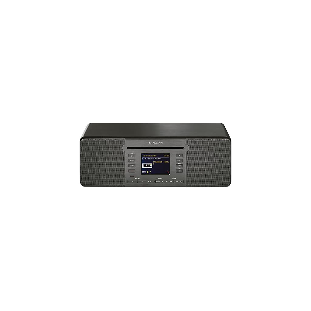 Sangean DDR-66 BT all-in-one muzieksysteem (internetradio, Bluetooth, WiFi, DAB+, Spotify-speler, CD, USB, SD, FM-RDS…