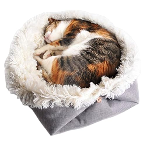 Cama de calentamiento automático para mascotas, cama suave para perros con comodidad, acolchado suave de invierno, función fácil de lavar, herramienta para dormir para mascotas, accesorio para gatos