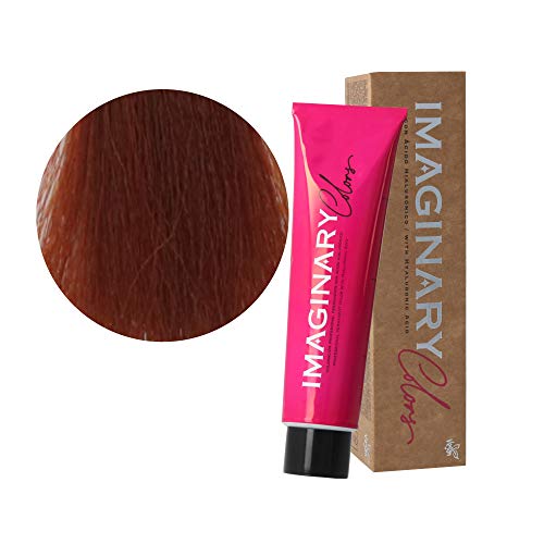 The Imaginary Colors | Coloración Permanente Vegana con Ácido Hialurónico | Cobertura 100% | Color Cobrizo 6-43 Rubio Oscuro Cobrizo Dorado - 100 ml (Pack de 3 uds.)