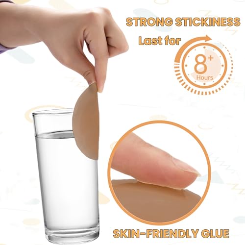 Image of Nimiah Silicone Pasties Nipple Covers - Reusable Breast Petals 3 Pairs Invisible Adhesive Boob Stickers for Women