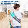 Set de Arco y Flecha para Niños JOYIN, Juguete de Tiro con Arco con Luz LED, 9 Flechas de Ventosa, Blanco y Estuche, Juguete de Caza para Interiores y Exteriores, Regalo para Niños y Niñas de 6-12 Años 8