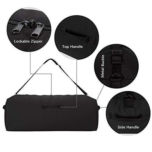 36 inch Canvas Duffel Bag 100L Extra Large Luggage Duffle for Travel Sport and Camping