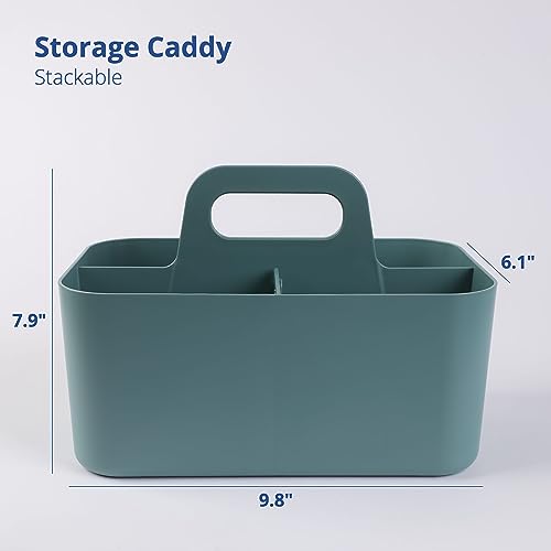 image for BLUE GINKGO Multipurpose Caddy Organizer - Stackable Plastic Caddy wit