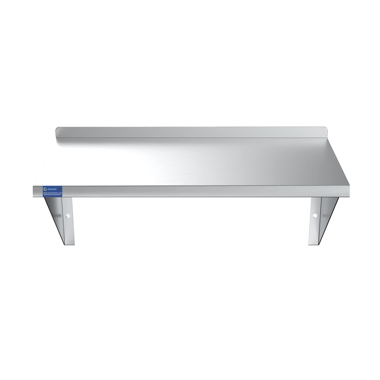 Amazon.com: AmGood Stainless Steel Wall Shelf | Square Edge