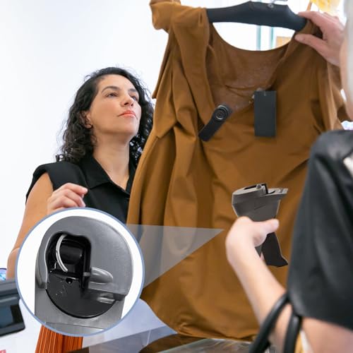 Ownkim 2 Stück Etikettenentferner, Magnetlöser für Diebstahlsicherung & Etiketten - Edelstahl Entferner für Sicherungsetiketten - Handliches Zubehör für den Einzelhandel