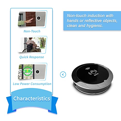 Olideauto-Door-Entry-Locking-SystemCompatible-with-AlexaGooglePhone-AppHand-Free-Door-Access-Control-KitSmart-WiFi-Built-in-ReceiverElectric-StrikeTouchless-Wave-Hand-SensorFoB-Keys