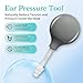 Ear Pressure Relief Device, Headache and Migraine Relief Product That Naturally Reduces Tension & Pressure, Airplane Ear Pressure Relief Through Inner Ear Pressure Stimulation, with 3 Sizes Earplugs