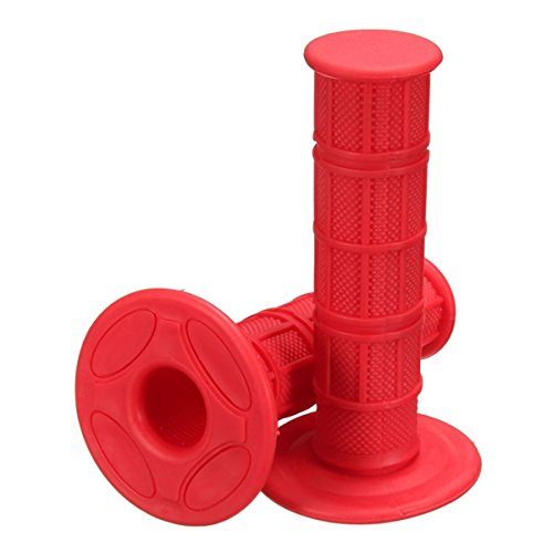 Gasgriffe Set Für Dirtbikes 110cc-125cc – 22mm, Rot, Inkl. Schnell-Action-Kabel