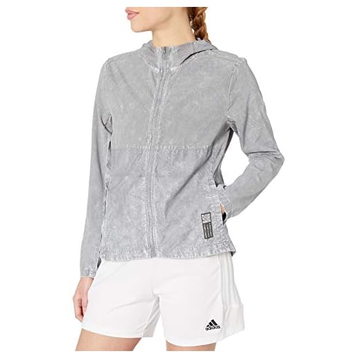 Adidas dam löpning vindjacka HD W Grå S