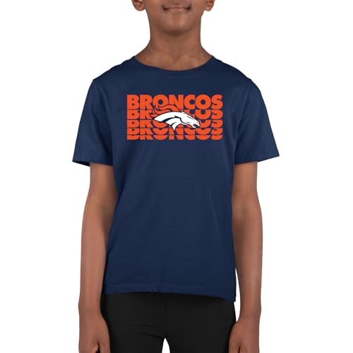 Camiseta NFL infantil unisex sin etiquetas para niños seguidores del fútbol americano