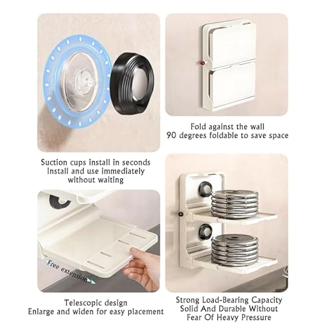 Wall Mounted Food Sorting Tray,Multi Layer Food Tray,Plastic Kitchen Food Prep Trays,for Snack Fruit and Vegea(Black)