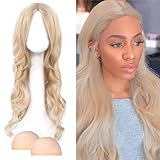 AYNKH Long Blonde Wave Wigs - 27" Curly Hair Wig for Women's Fancy Dress & Cosplay - Image 7