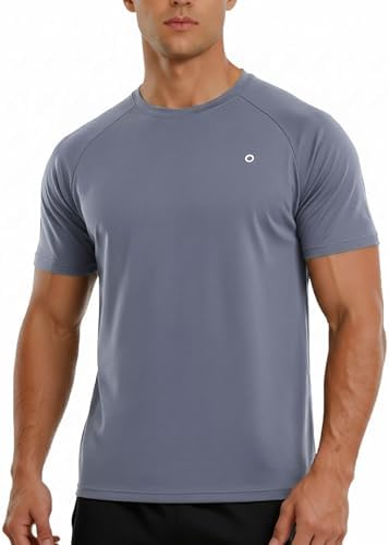 PATPAT Men's Athletic T-Shirts Moisture Wicking Workout Tee Summe...