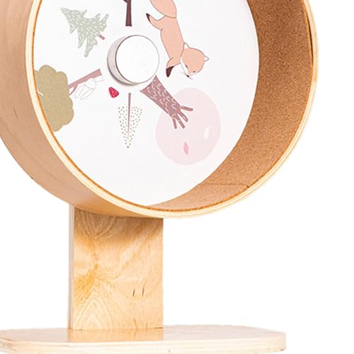 Roue pour hamster silencieuse en bois résistant et étanche - 4