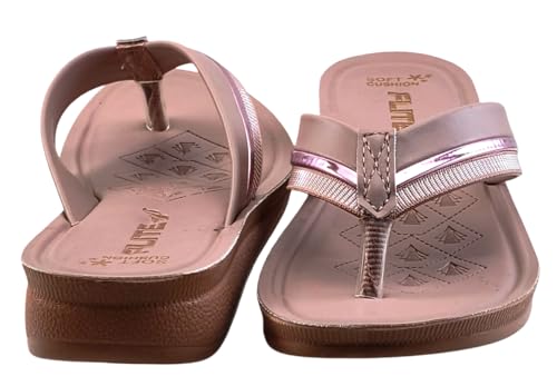 Image of FLITE PUL-204 Women's PU Slippers | Outdoor Comfortable Flip-Flops for Women & Girls | Anti-Slip Durable Thong Sandals for Ladiers