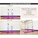 MARFULA Gymnastics Double Horizontal Bars 3Play Gymnastic Parallel Bars with Mat Uneven Bars Gymnastics Training Bar with 304 Stainless Steel Regulating Arms & Fiberglass Rail for Home Club Use