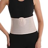 Faja hernia umbilical mujer y hombre. Cinturón para hernia umbilical: almohadilla doble compresión. Faja abdominal ajustable. Banda para ombligo. Faja reductora mujer/postparto (XXL)