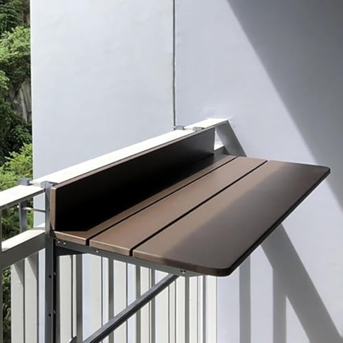 Table de balcon suspendue rabattable et réglable 120cm - 2