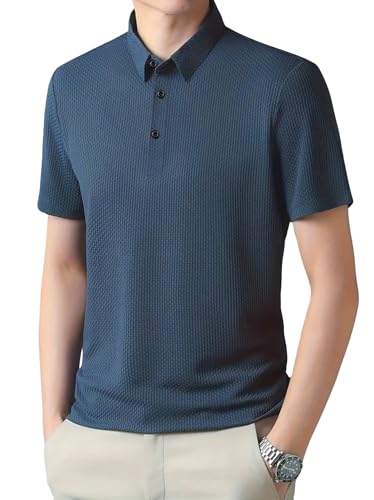 Image of POSHAX Men's Solid Regular Fit T Shirt