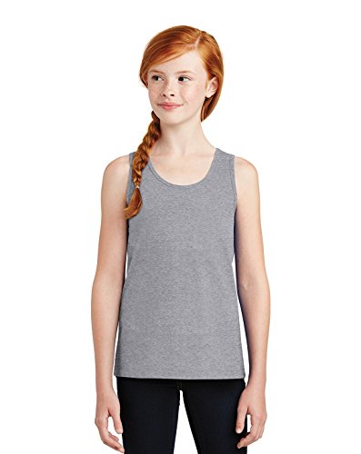 DISCONTINUED District Girls The Concert Tank XS Heather Grey2