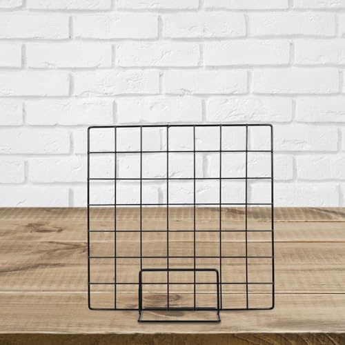 Expositor de rejilla metálica para collares con soporte multifuncional 7