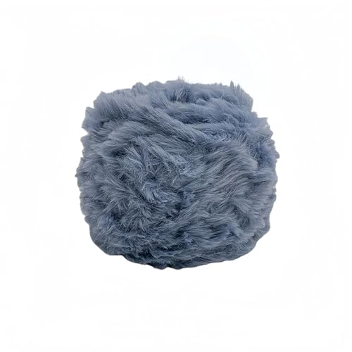 人工毛皮毛糸 2巻セット・純色デザイン・チャンキーふわふわ・かぎ針編み用・秋冬向け・1巻100g | ソフトファー糸・ミンクファー糸 (026)