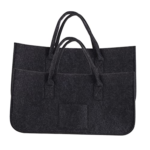 NOLITOY 2pcs Felt Handheld Storage Pouch Shopping Bag for Groceries Supermarket Daily Use Compact Design for Fruits Food