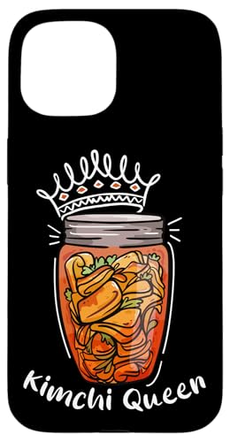 韓国料理 辛いもの好き キムチ好き 韓国 スマホケース iPhone 15 用