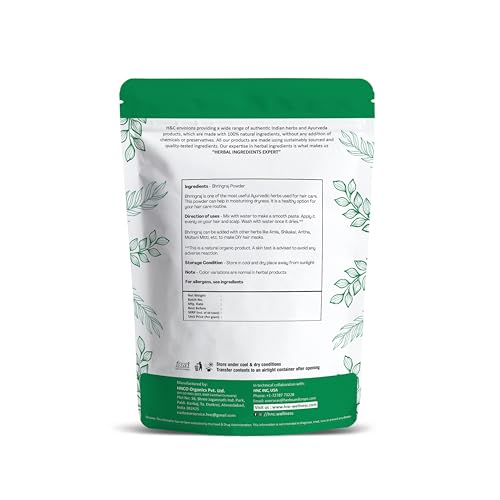 H&C Herbal Ingredients Expert Natural Bhringraj (Eclipta Alba) Powder - 227g