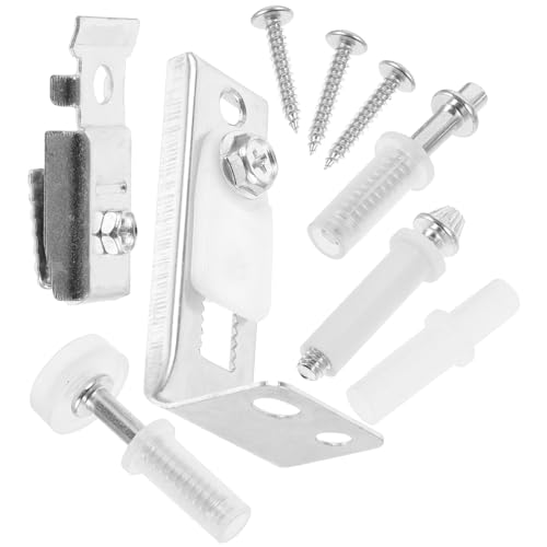 Balacoo 1Set Kit de Herrajes para Puerta Bifold Reemplazo Accesorios para Puertas de Clóset Plegables Operación Deslizante Suave Fácil Instalación Diseño Duradero miniatura 1