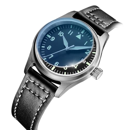 Image of ADDIESDIVE Without Logo Watch Automatic Pilot Diver 200M Stainless Steel Black Dial Sterile