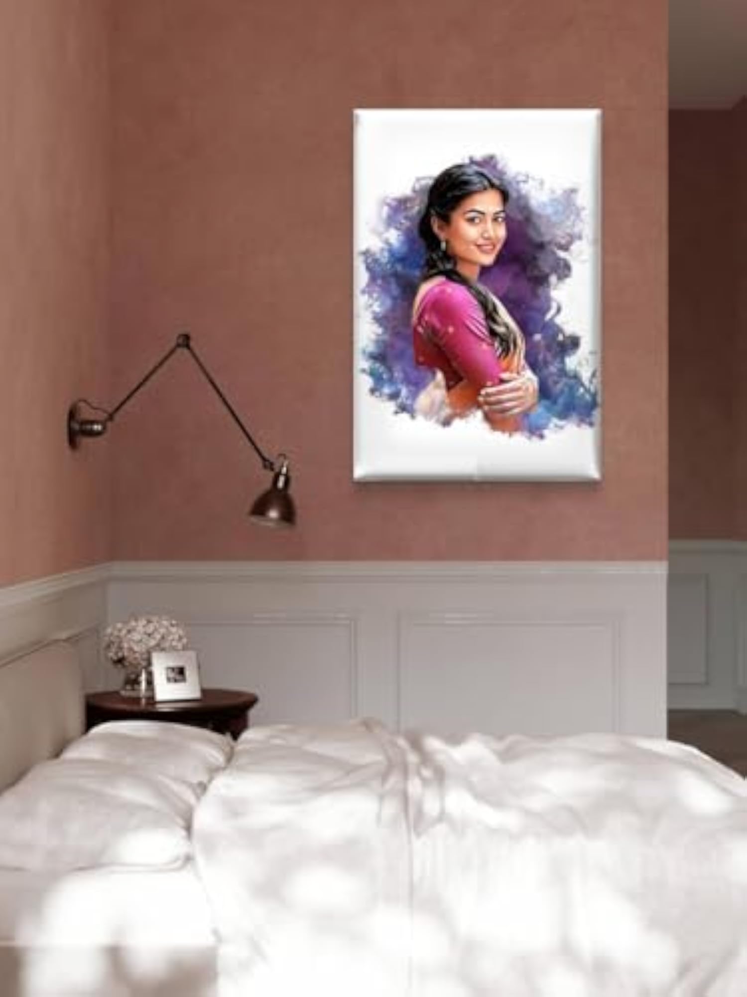 Customised Handmade Digital Oil Painting Canvas, Personalized Wall Art