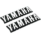 deposito yamaha sr 250 Fabricado en la India AEspares Adecuado para Yamaha Rx 100 tanque de combustible 3d emblema monograma Logo Decal