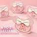 mibasies Toddler Purse Girl Gifts: Girls Birthday Gifts for 3-8 - Toys for Ages 2-4 Purse, Pink, Letter A