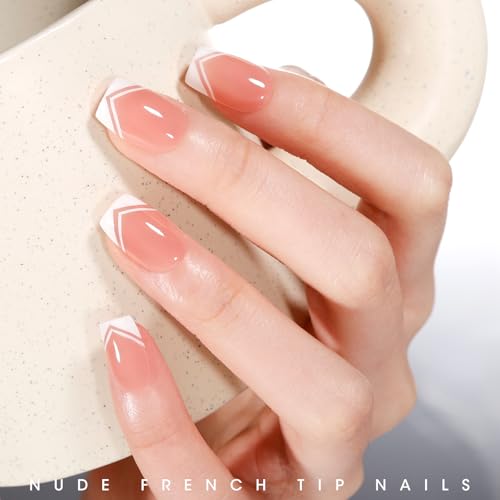 Set de Esmaltes de Gel Nude para Manicura Francesa Gellen miniatura 3